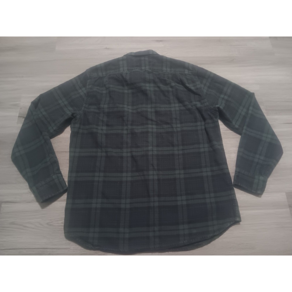 J. Crew Men's Tartan Plaid Mid Weight Classic Fit Flannel Shirt Size Medium - Picture 7 of 7